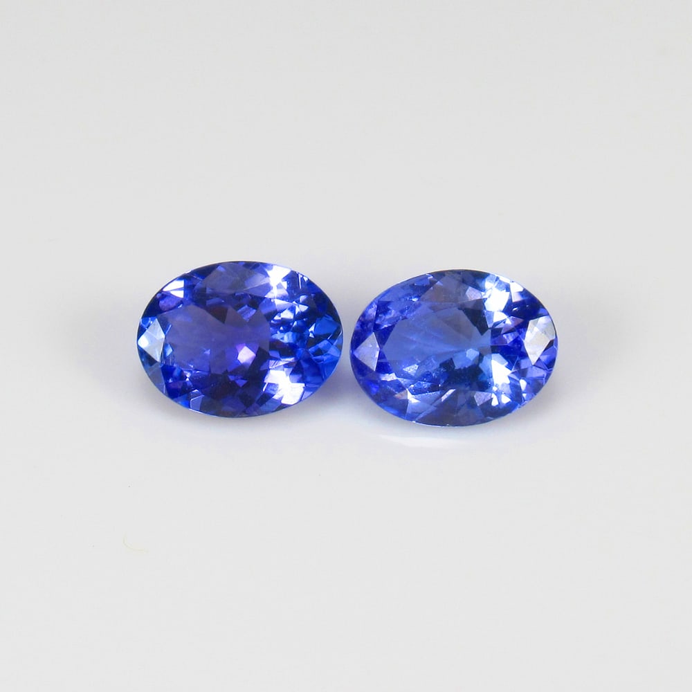 3.00 Ct Natural Tanzanite Pair Loose Stones Certified Natural earthmined Gemstones (1 of 2)