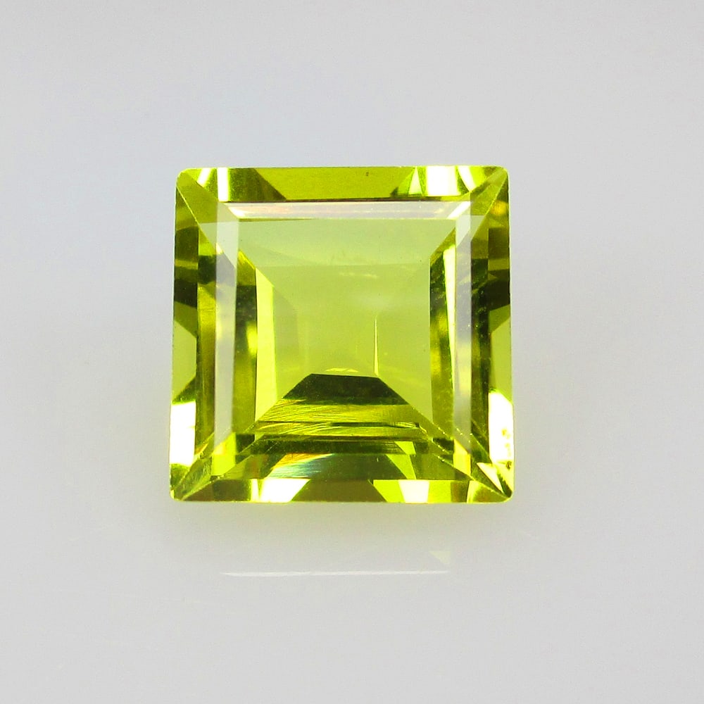 5.84 Ct Natural Lemon Quartz Loose Stone: Weight - 5.84 Ct / Size - 11.10 x 11.00 x 6.90 mm / Top Quality Luster / Excellent Square Cut / Origin - Brazil / Treatment - None