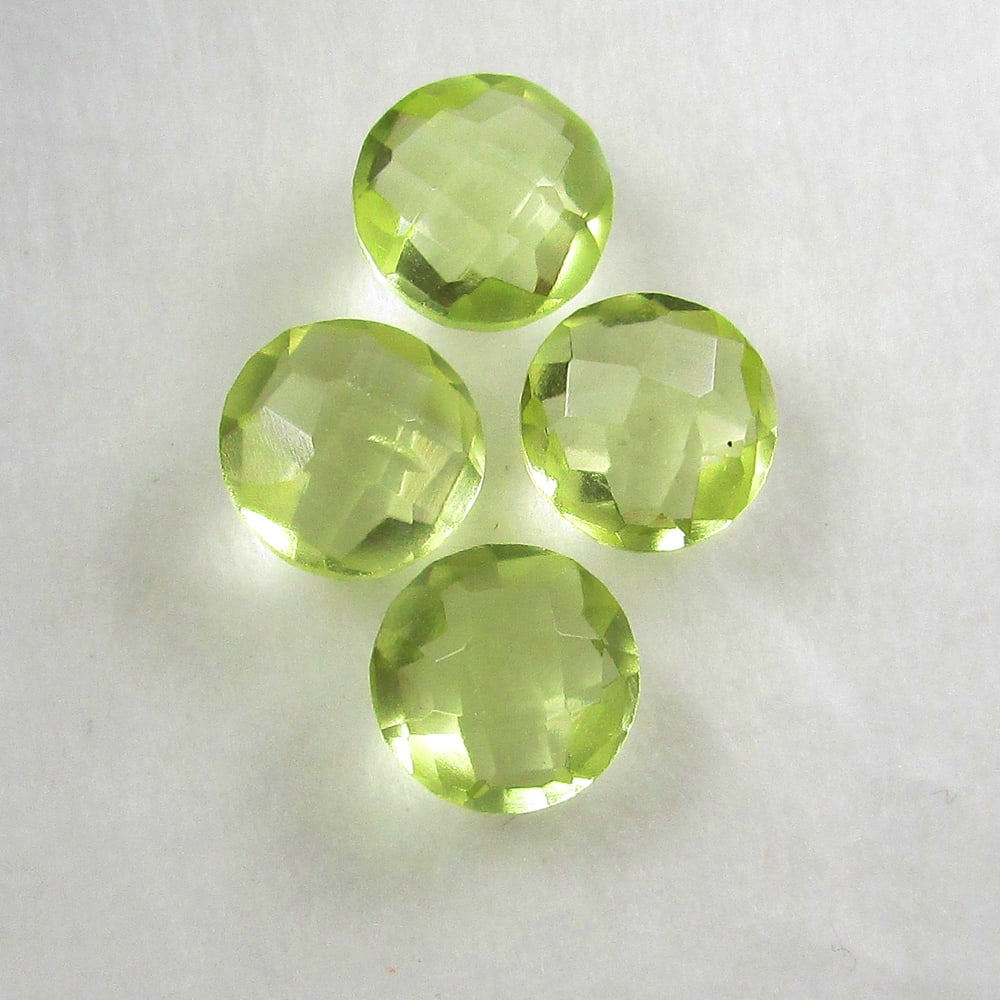 3.10 Ct Natural Lemon Quartz Set Loose Stones: Weight - 3.10 Ct / Size - 6.20 - 6.30 mm / 4 Pc's / Top Quality Luster / Excellent Round Cut / Origin - Brazil / Treatment - None