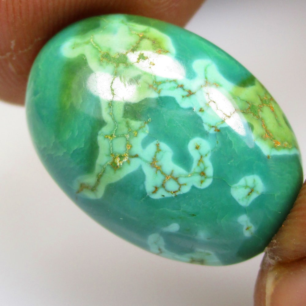 9.66 Ct Natural Congo Malachite Loose Stone (1 of 2)