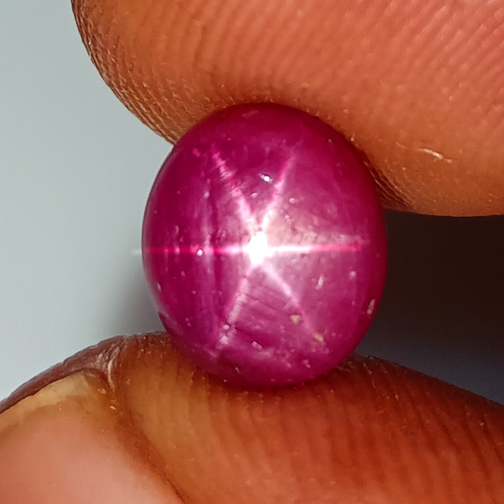 2.88 Ct Natural Six Line Star Ruby Loose Stone (1 of 2)