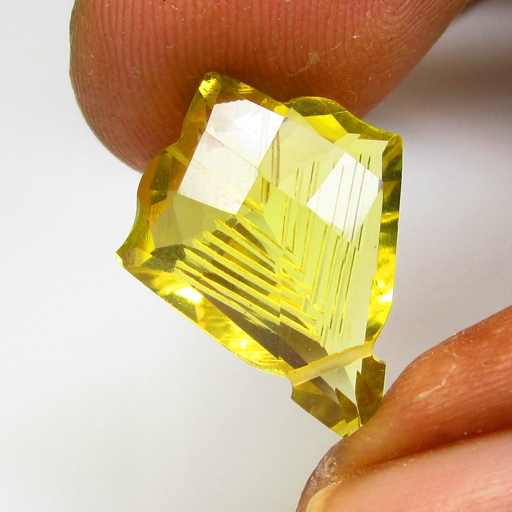 6.63 Ct Natural Lemon Quartz Loose Beads: Weight - 6.63 Ct / Size - 18.00 x 13.90 x 6.70 mm / Top Quality Luster / Excellent Drilled Fancy Beads / Origin - Brazil / Treatment - None
