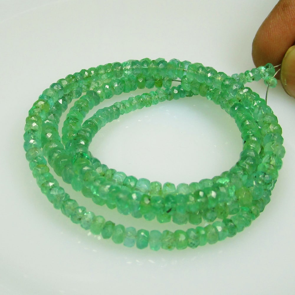 55.31 Ct Natural Emerald Loose Beads (1 of 2)