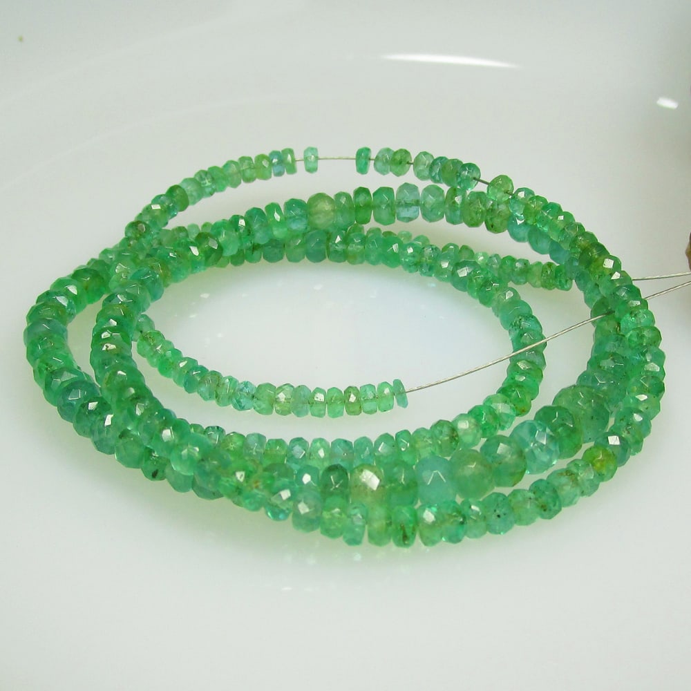 58.16 Ct Natural Emerald Loose Beads (1 of 3)