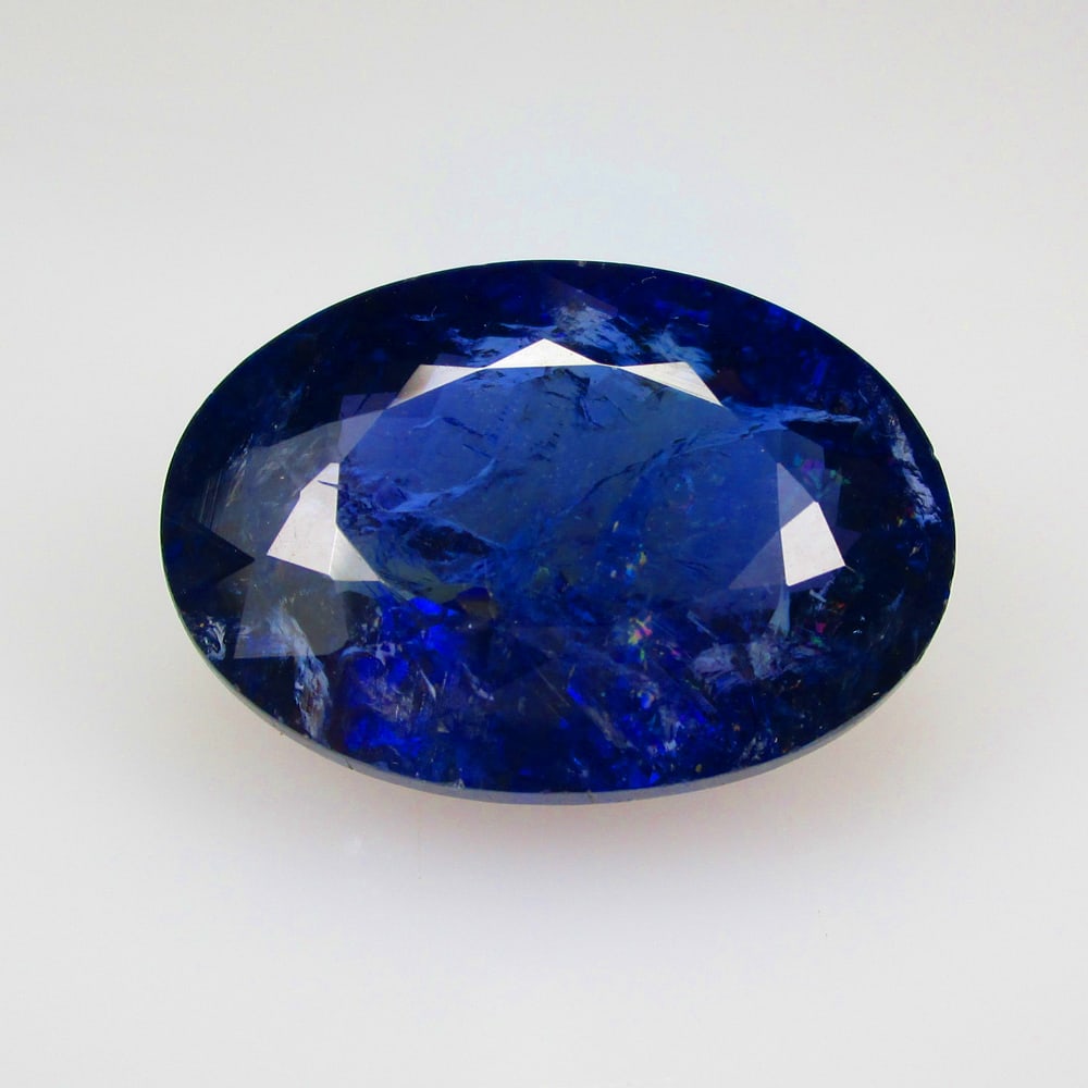 30.20 Ct Natural Royal Blue Tanzanite Loose Stone: Weight - 30.20 Ct / Size - 24.80 x 16.10 x 10.50 mm / Top Quality Luster / Excellent Oval Cut / Origin - Brazil / Treatment - Standard Heated
