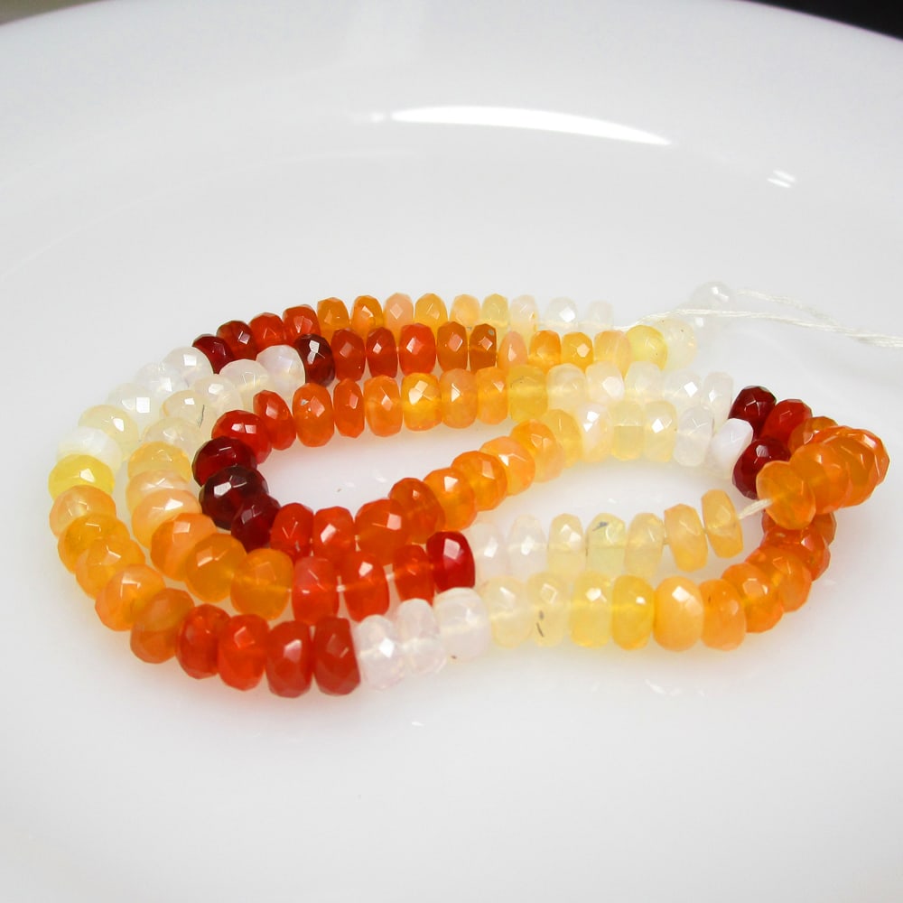 74.42 Ct Natural 118 Fire Opal Loose Beads (1 of 2)