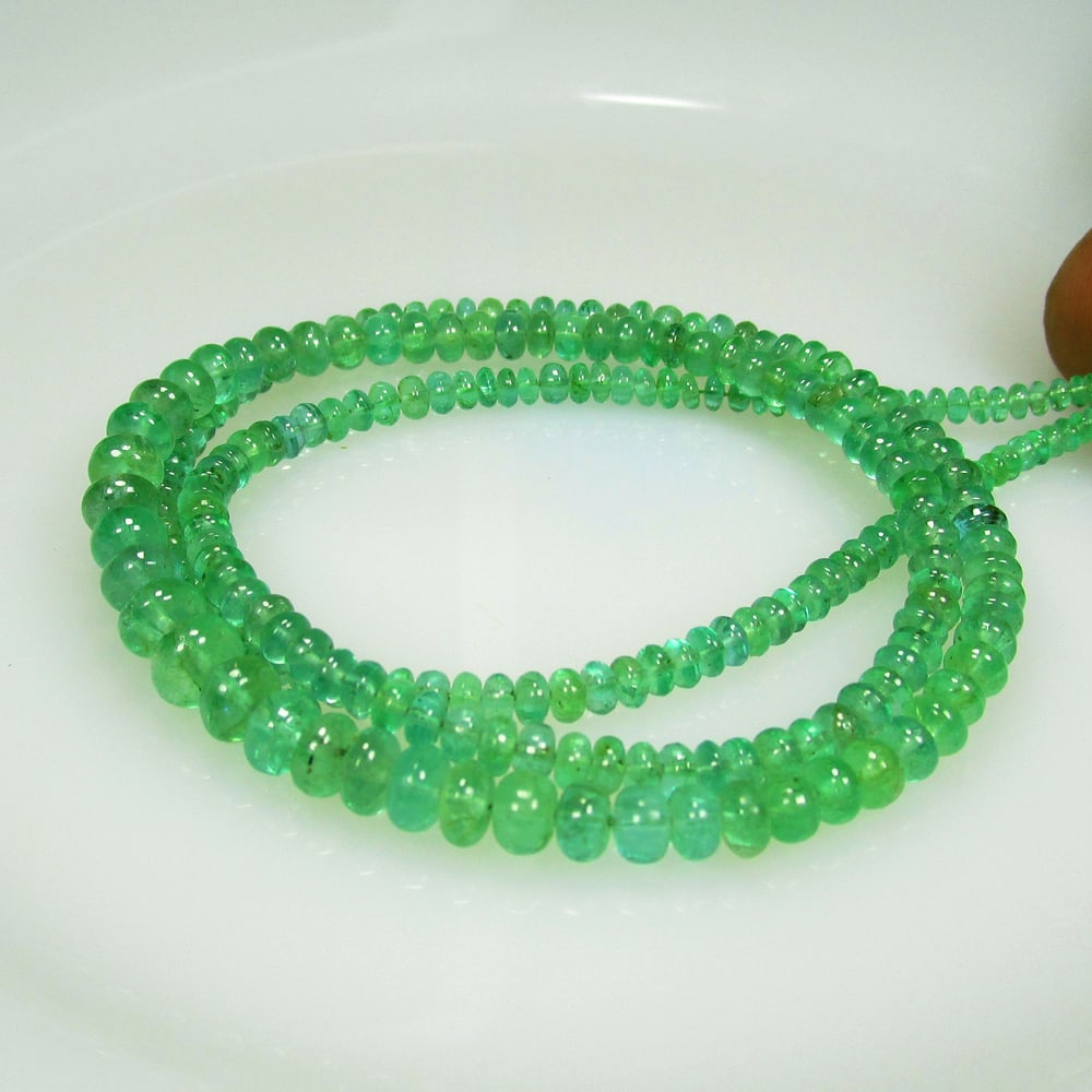 53.53 Ct Natural 234 Emerald Loose Beads (1 of 3)