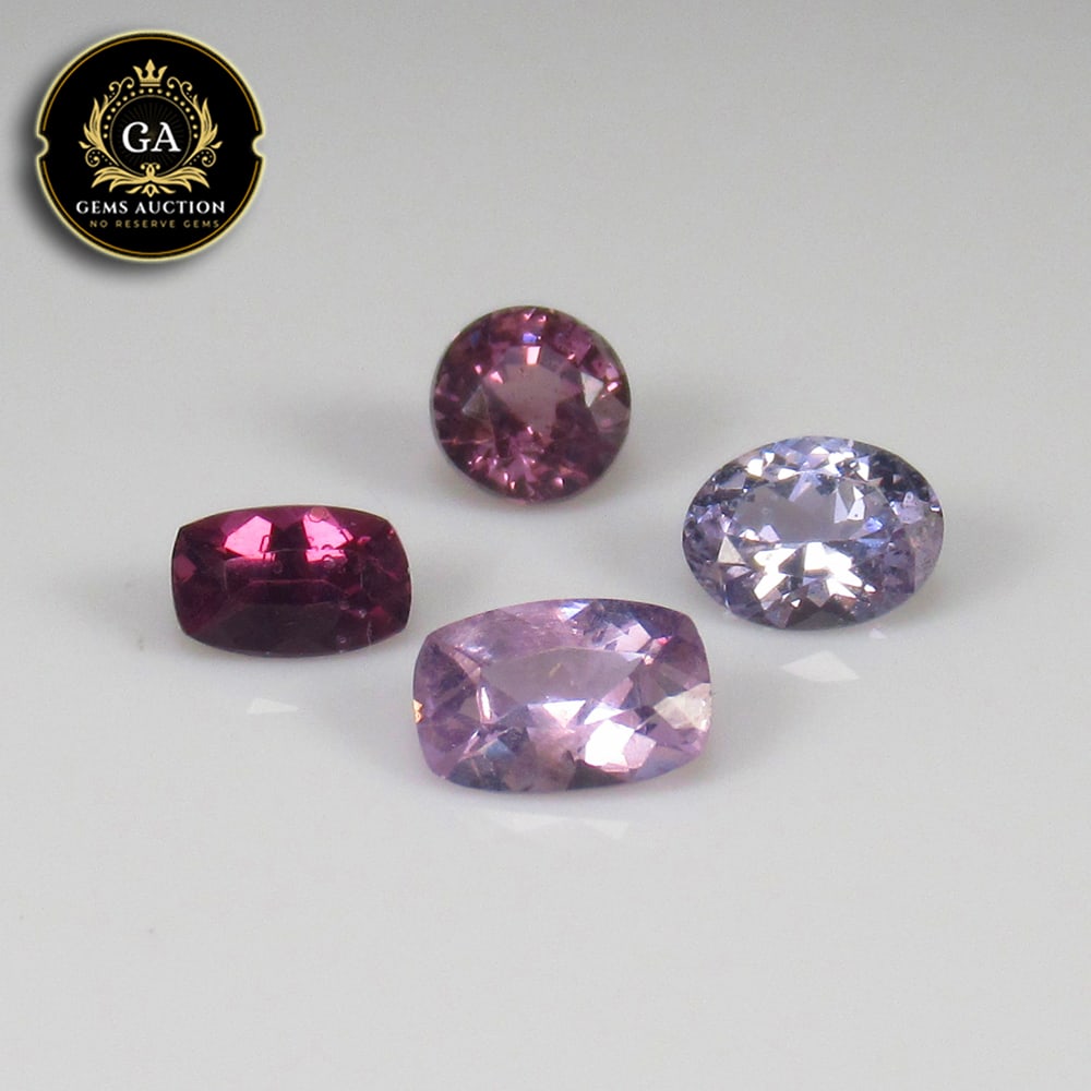 2.30 Ct Natural Pink Spinel Mixed Cut Set: Weight - 2.30 Ct / Size - 4.0x7.0 - 6.4x4.0 mm / 4 Pc's / Shape - Mixed Cut / Color - Pink / Clarity - VVS / Origin - Mozambique / Treatment - None