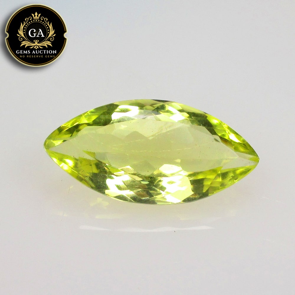 4.47 Ct Natural Loupe Clean Lemon Quartz Marquise Cut: Weight - 4.47 Ct / Size -17.60 x 8.60 x 5.50 mm / Shape - Marquise Cut / Clarity - VVS / Origin - Brazil / Treatment - None