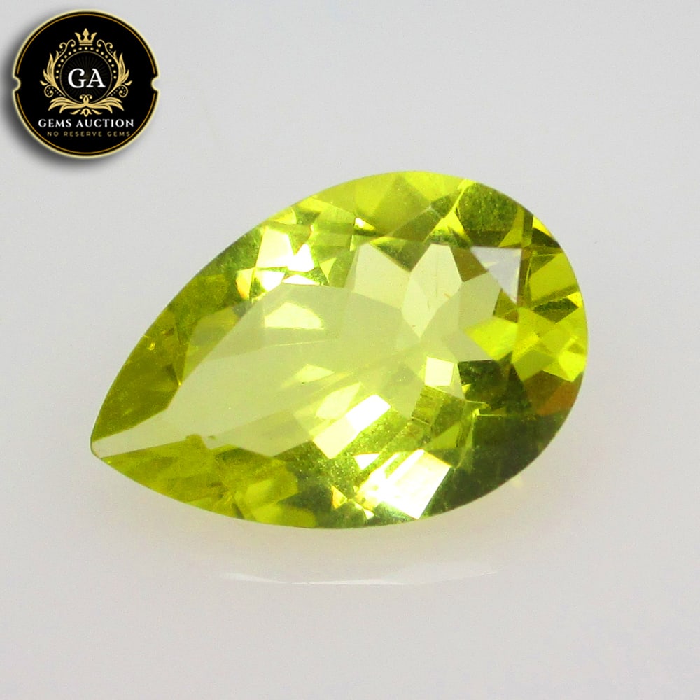 4.86 Ct Natural Loupe Clean Lemon Quartz Pear Cut: Weight - 4.86 Ct / Size -13.10 x 10.20 x 6.30 mm / Shape - Pear Cut / Clarity - VVS / Origin - Brazil / Treatment - None