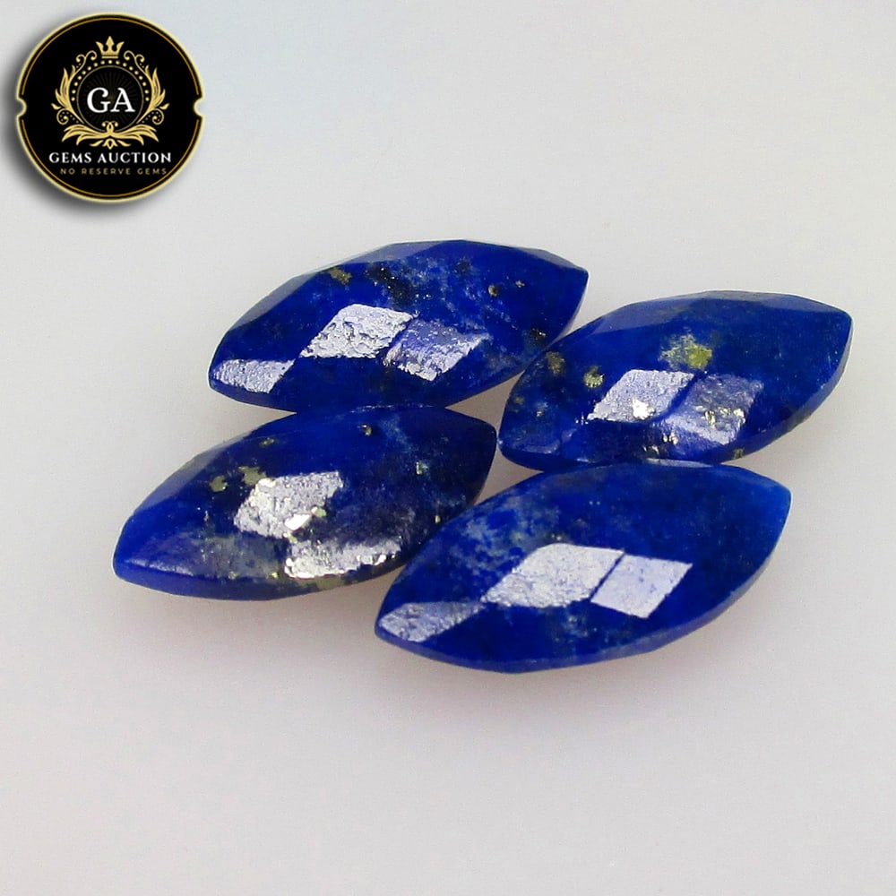 9.64 Ct Natural Blue Lapis Lazuli Marquise Cut Beads (1 of 3)