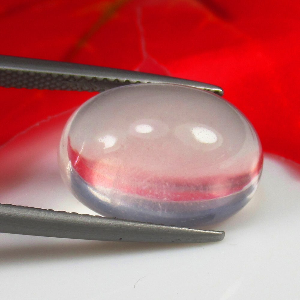 9.64 Ct Natural Rose Quartz Oval Cab (1 of 3)