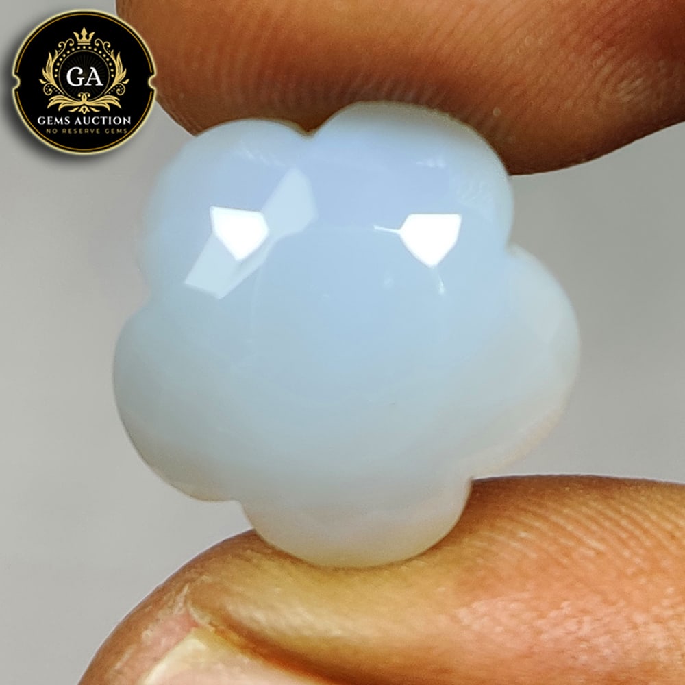 10.40 Ct Natural Chalcedony Excellent Fancy Cut: weight - 10.40 Ct / Size - 14.30 x 14.30 x 7.70 mm / Shape - Excellent Fancy Cut / Origin - Brazil / Treatment - None