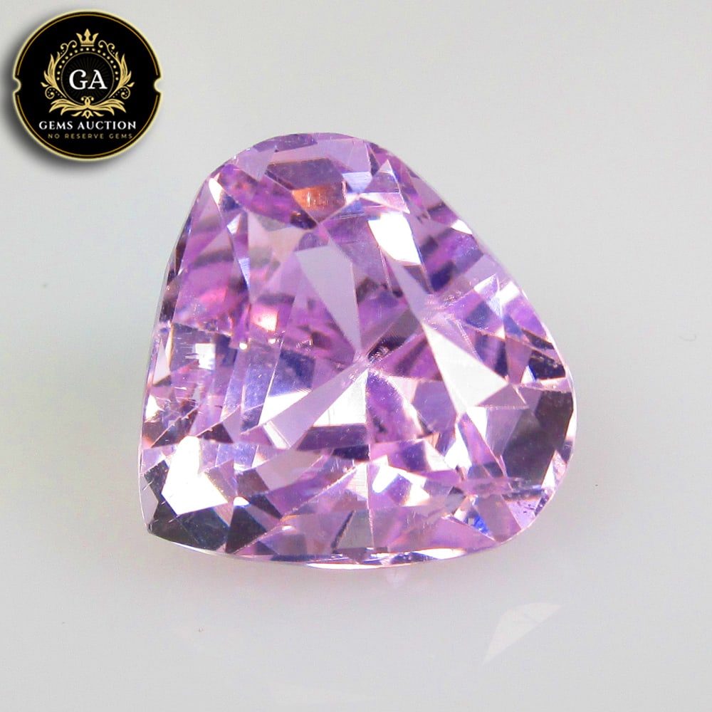 11.18 Ct Natural Sweet Pink Kunzite Fancy Pear Cut: Weight - 11.18 Ct / Size - 14.30 x 13.30 x 10.10 mm / Shape - Pear Cut / Color - Sweet Pink / Clarity - VVS / Origin - Afghanisthan / Treatment - None