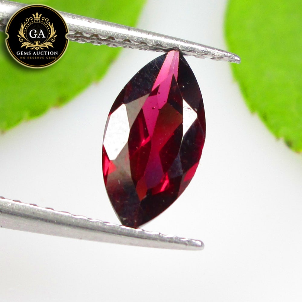 1.04 Ct Natural Rhodolite Garnet Almandine Marquise Cut: Weight - 1.04 Ct / Size - 9.90 x 5.20 x 2.70 mm / Shape - Marquise Cut / Clarity - VVS / Origin - Nigeria / Treatment - None