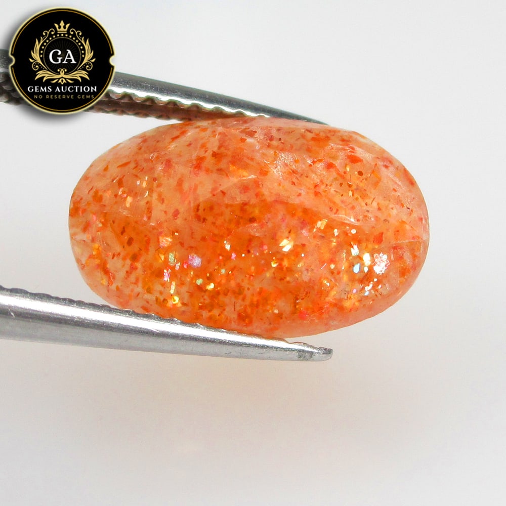 4.16 Ct Natural Sunstone Catseye Oval Cut: weight - 4.16 Ct / Size - 11.80 x 7.80 mm / Shape - Excellent Oval Cut / Origin - Brazil / Treatment - None