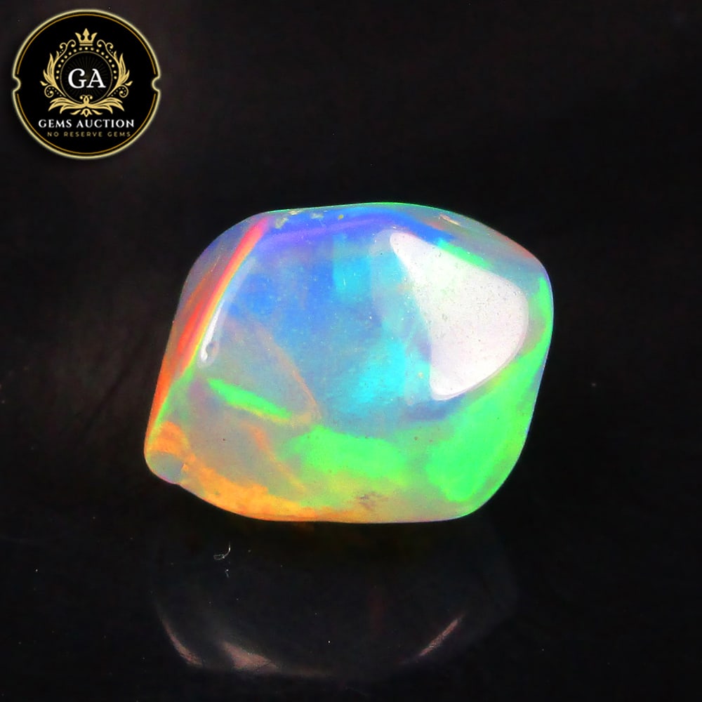 1.76 Ct Natural Multicolor Welo Opal Top Fire  Solid Rough (1 of 3)