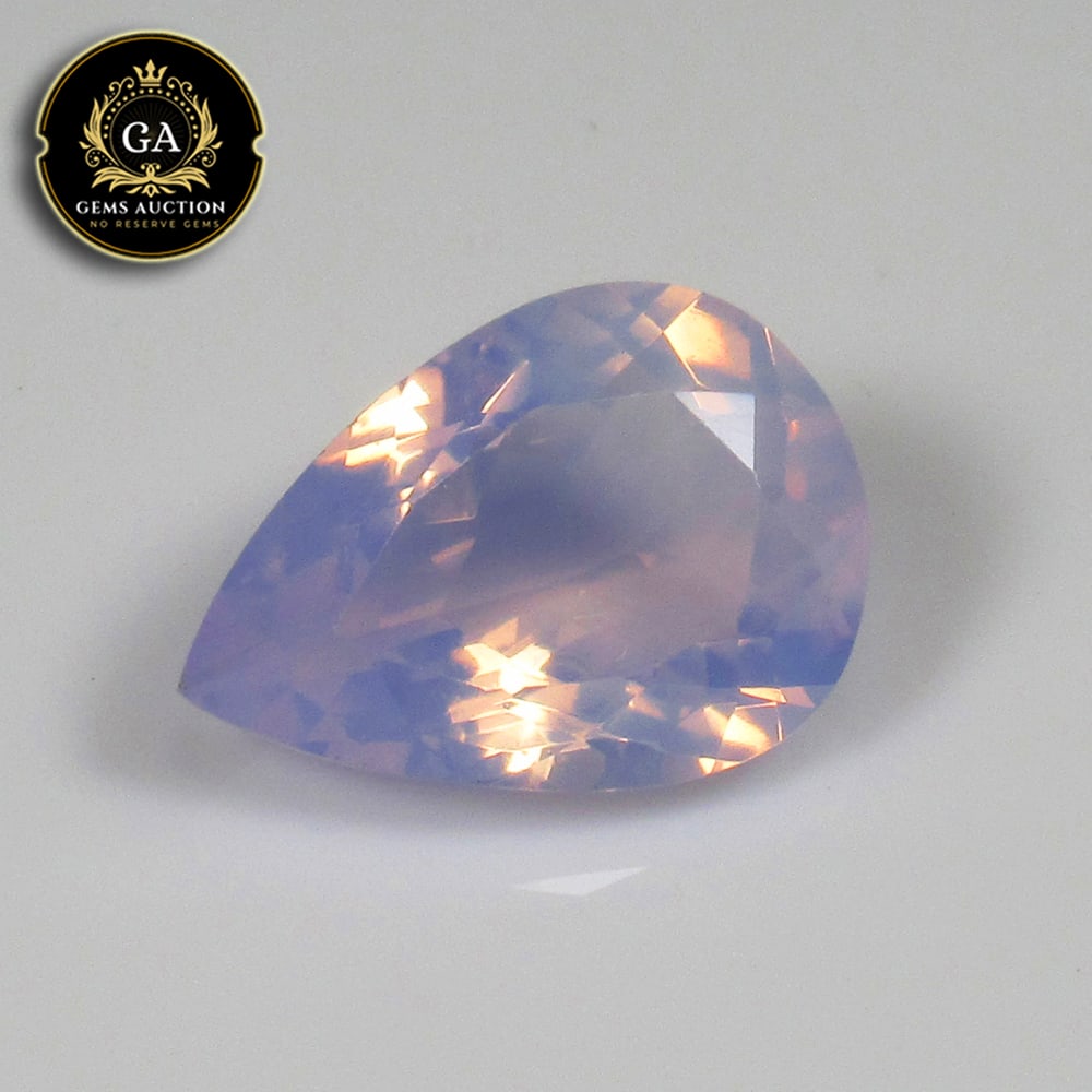 6.06 Ct Natural Lavender Quartz Pear Cut (1 of 3)