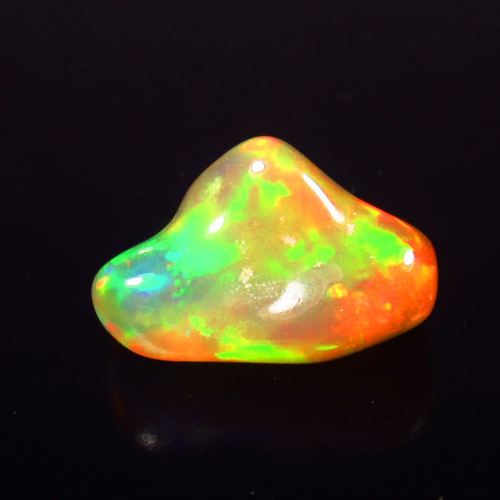 3.44 Ct Natural Multicolor Welo Opal Top Fire  Solid Rough (1 of 4)