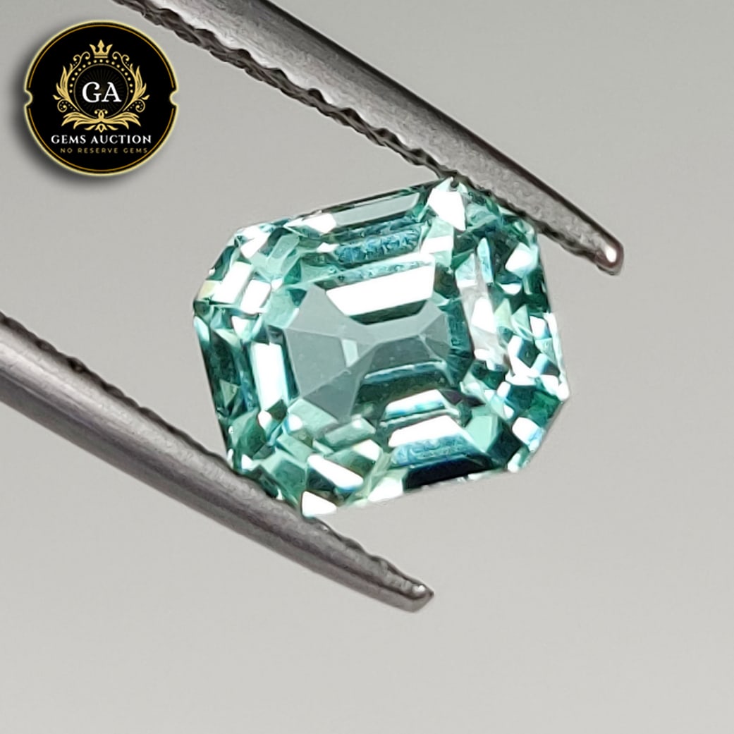 1.81 Ct Natural Green Kunzite Excellent Octagon Cut: Weight - 1.81 Ct / Size - 7.20 x 6.00 x 5.00 mm / Shape - Octagon Cut / Color - Green / Clarity - VVS / Origin - Afghanisthan / Treatment - None