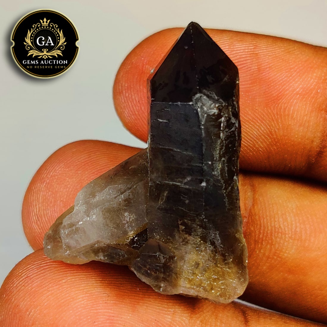 44.70 Ct Natural Choco Smoky Quartz Solid Rough Cab (1 of 3)