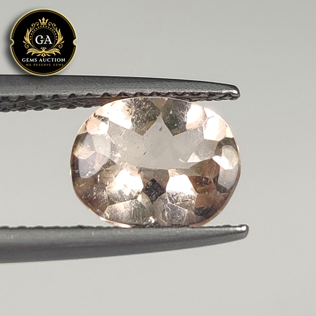 2.28 Ct Natural Flawless Pleasant Pink Morganite Oval Cut: Weight - 2.28 Ct / Size - 10.00 x 7.30 x 5.50 mm / Shape - Oval Cut / Clarity - VVS / Origin - Brazil / Treatment - None