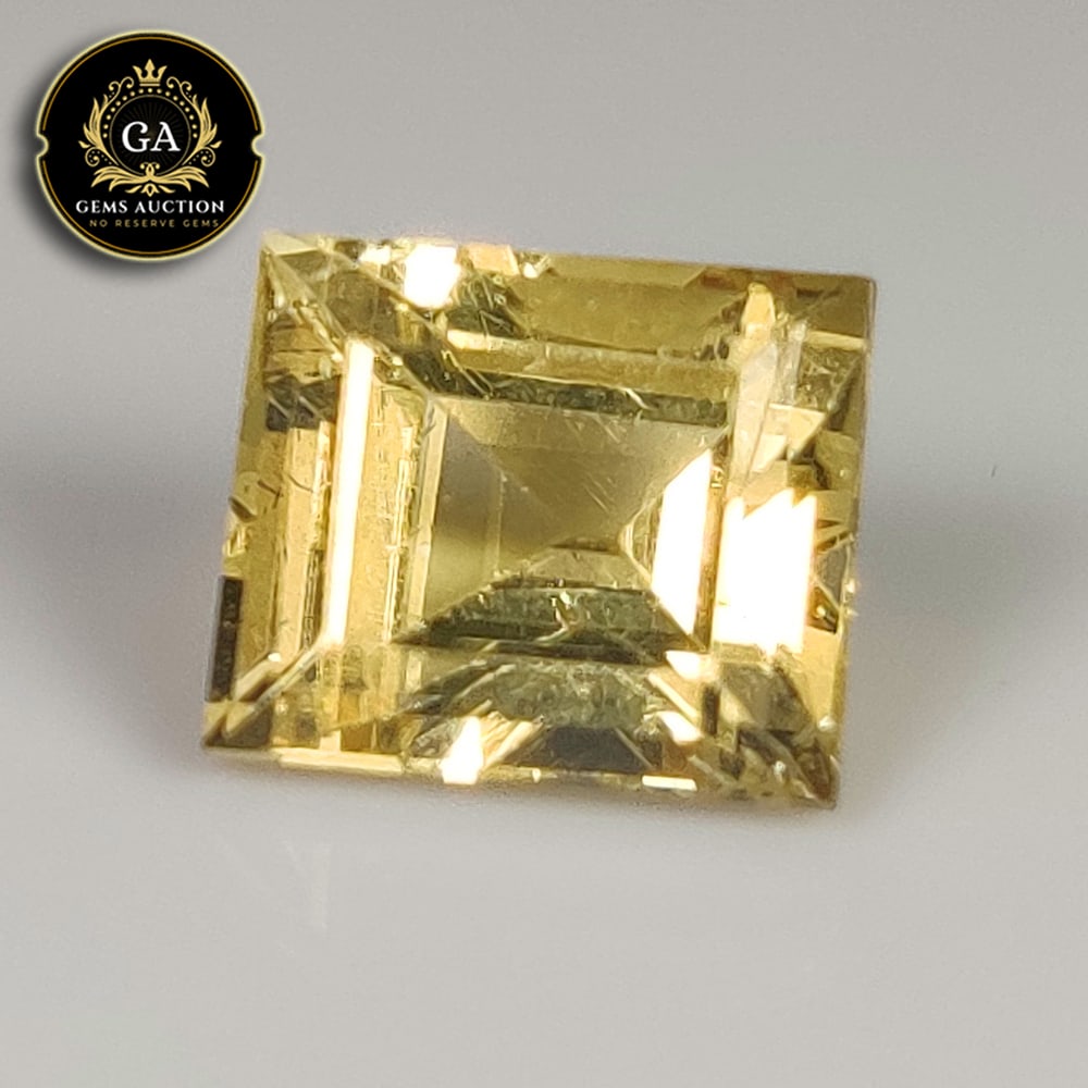 3.51 Ct Natural Yellow Citrine Octagon Cut: Weight - 3.51 Ct / Size - 9.50 x 8.00 x 6.40 mm / Shape - Octagon Cut / Color - Yellow / Clarity - VVS / Origin - Brazil / Treatment - None