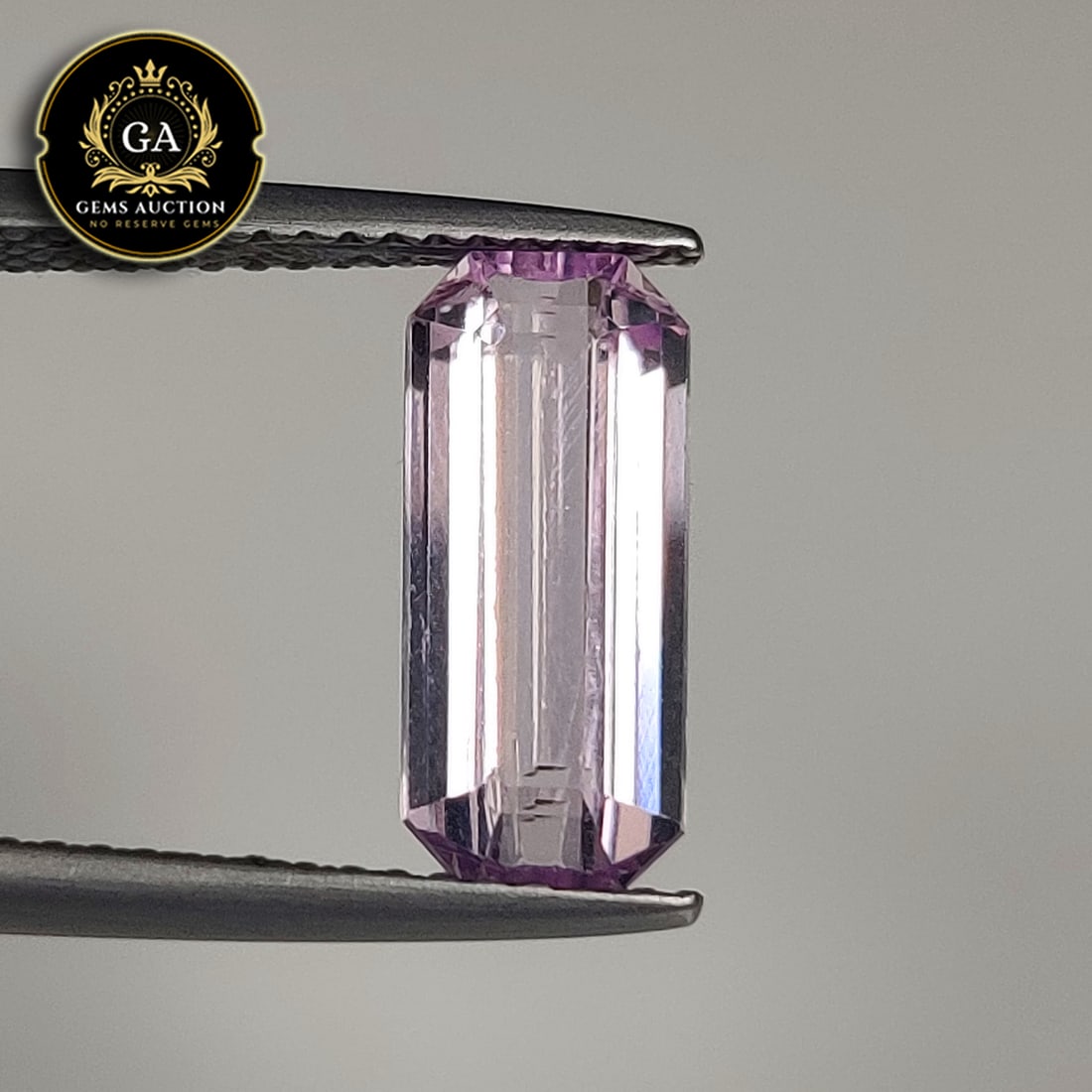 2.37 Ct Natural Sweet Pink Kunzite Octagon Cut: Weight - 2.37 Ct / Size - 12.50 x 5.50 x 3.60 mm / Shape - Octagon Cut / Color - Sweet Pink / Clarity - VVS / Origin - Afghanisthan / Treatment - None