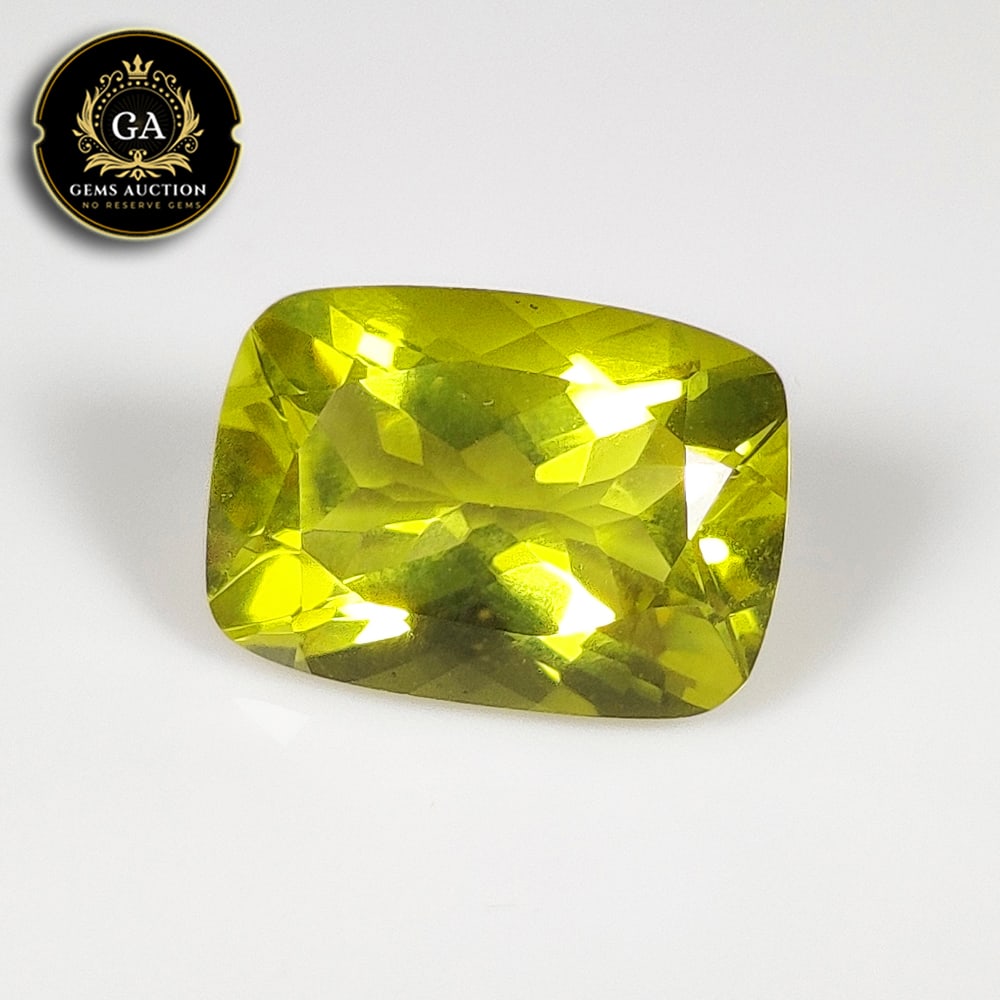 6.37 Ct Natural Lemon Quartz Cushion Cut: Weight - 6.37 Ct / Size -14.00 x 10.00 x 7.30 mm / Shape - Cushion Cut / Clarity - VVS / Origin - Brazil / Treatment - None