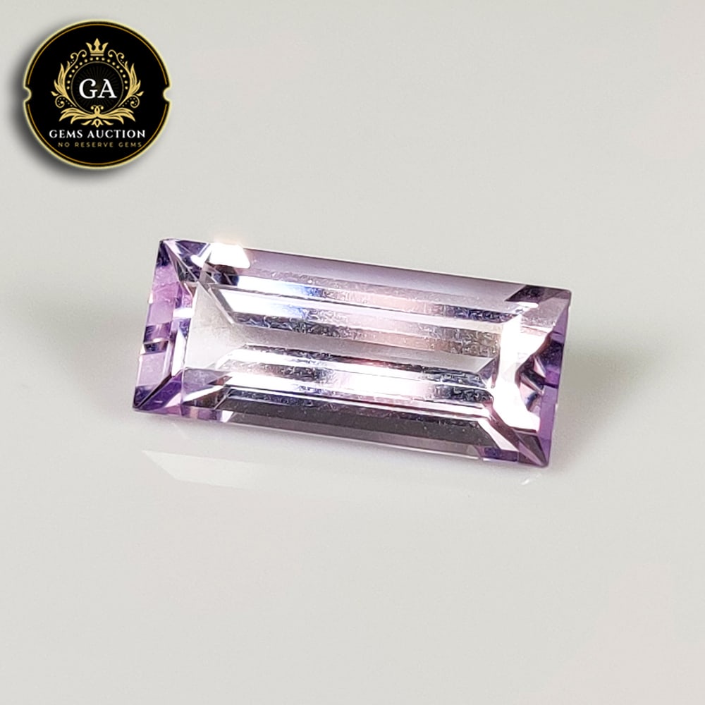 3.13 Ct Natural Purple Amethyst Rectangle Cut (1 of 3)