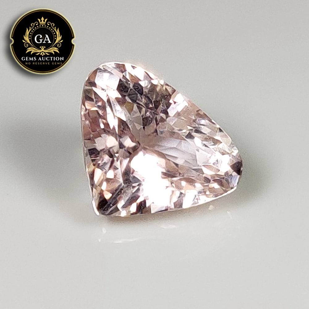 7.04 Ct Natural Sweet Pink Kunzite Pear Cut: Weight - 7.04 Ct / Size - 13.20 x 10.50 x 8.30 mm / Shape - Pear Cut / Color - Sweet Pink / Clarity - VVS / Origin - Afghanisthan / Treatment - None