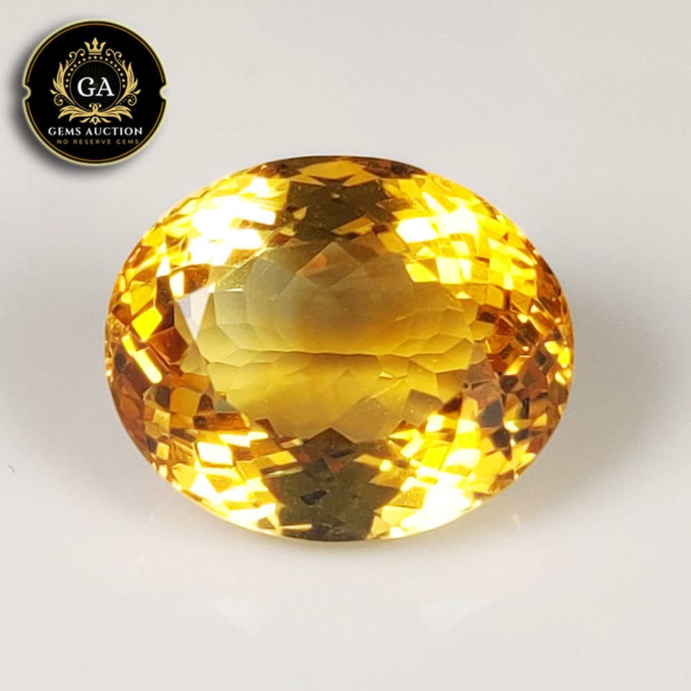 10.25 Ct Natural Citrine Oval Cut (1 of 2)