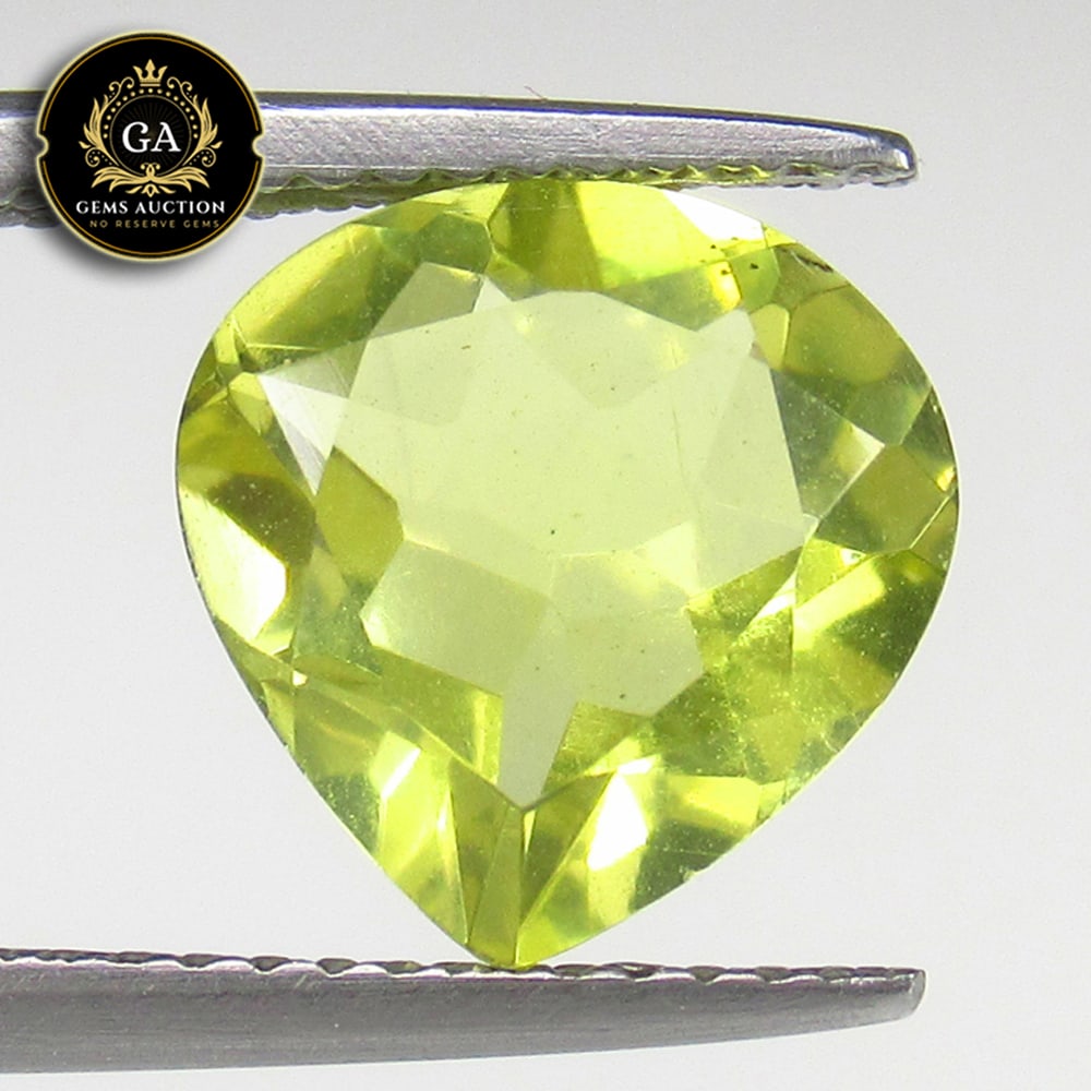 2.98 Ct Natural Lemon Quartz Pear Cut: Weight - 2.98 Ct / Size - 10.10 x 10.00 x 5.60 mm / Top Quality Luster / Excellent Pear Cut / Origin - Brazil / Treatment - None