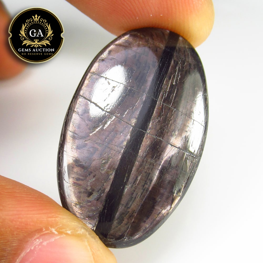 20.60 Ct Natural Hypersthene Jasper Oval Cab (1 of 2)