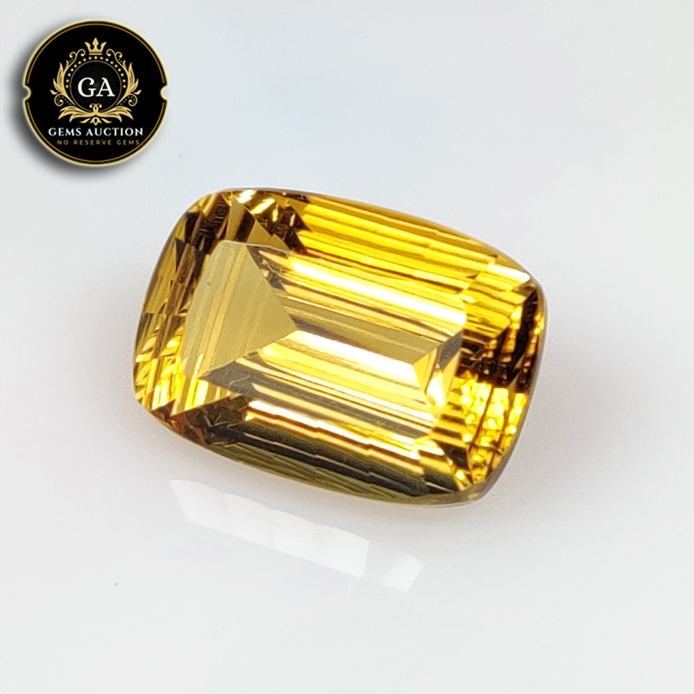13.17 Ct Natural Citrine Cushion Cut (1 of 3)