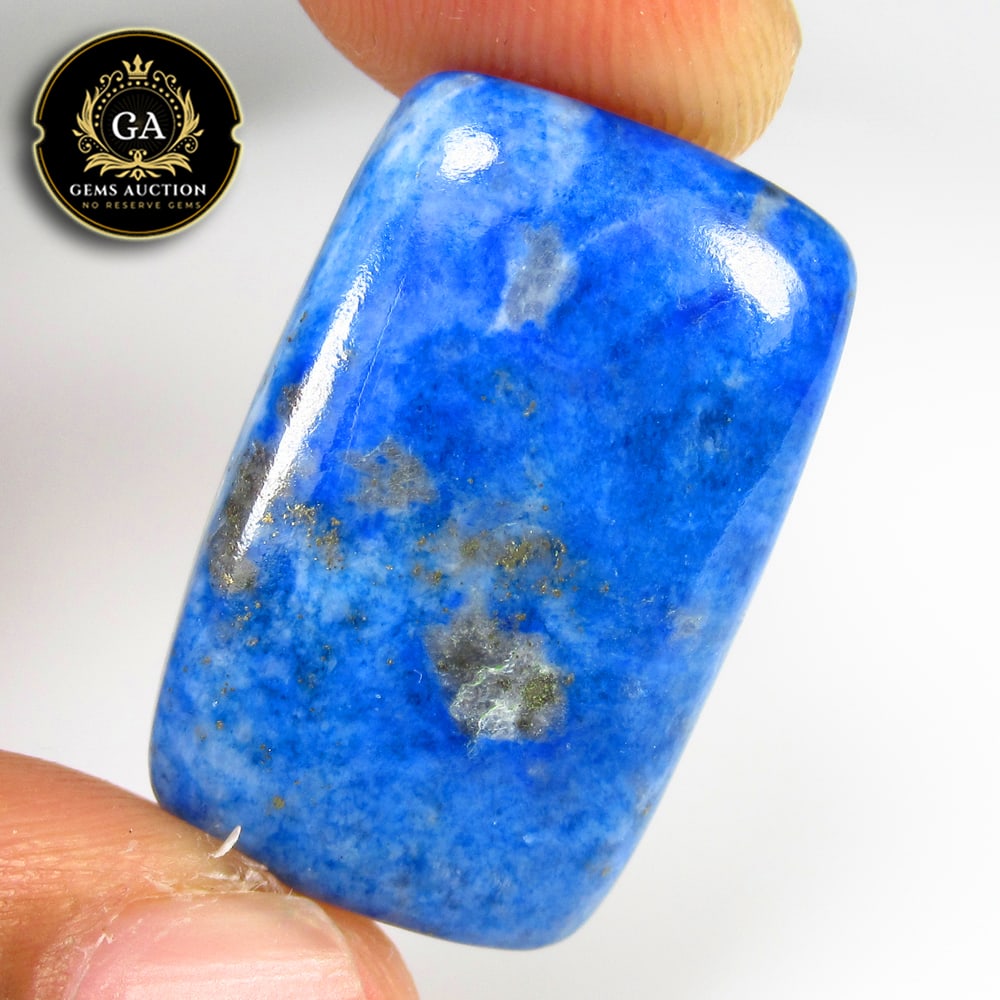 24.19 Ct Natural Blue Lapis Lazuli Cushion Cab (1 of 2)