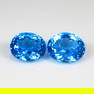 CERTIFIED 6.72 Ct Natural Blue Topaz Oval Faceted