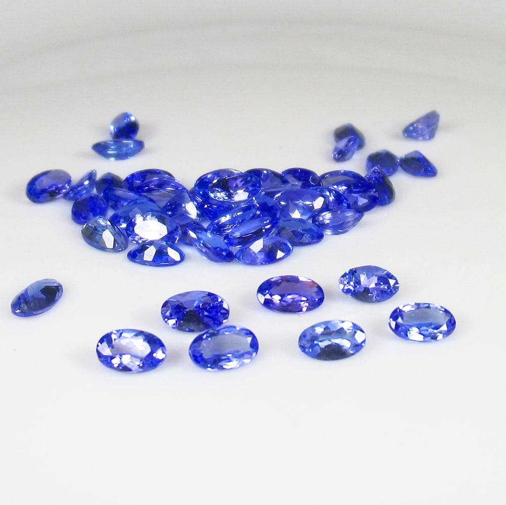 10.87Ct Natural Tanzanite Oval Cut Lot (1 of 3)