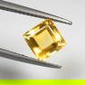 1.89 Ct Natural Yellow Citrine Square Cut