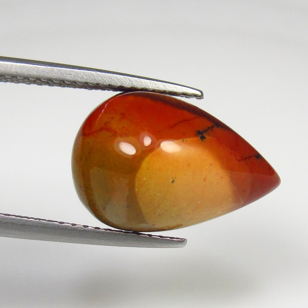 6.85 Ct Natural Mookaite Jasper Quartz Pear Cab (1 of 2)