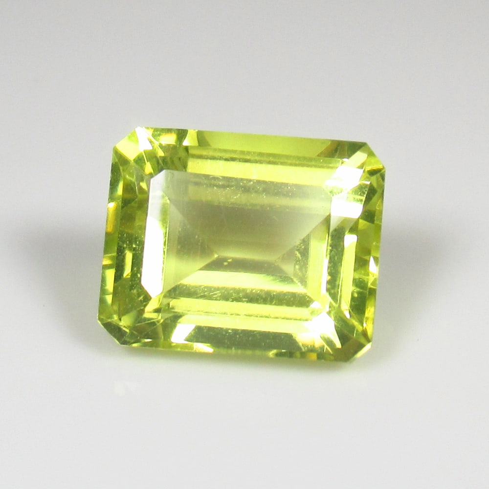 6.10 Ct Natural Lemon Quartz Octagon Cut: Weight - 6.10 Ct / Size - 12.00 x 9.70 x 7.00 mm / Shape - Octagon Cut / Clarity - VVS / Origin - Brazil / Treatment - None