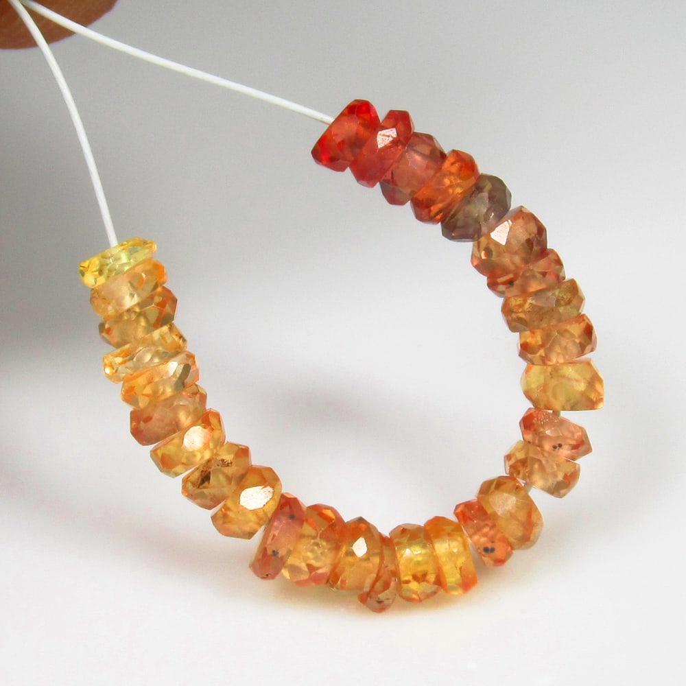 4.45 Ct Natural Fancy Sapphire Round Cut Beads (1 of 2)