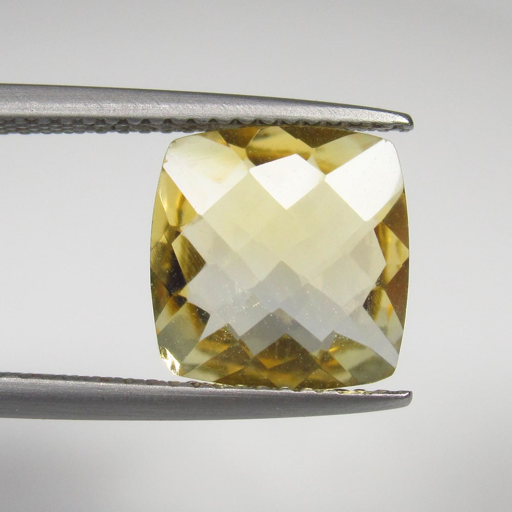 3.38 Ct Natural Yellow Citrine Cushion Cut (1 of 2)