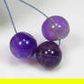 8.17 Ct Natural Purple Amethyst Round Ball Beads