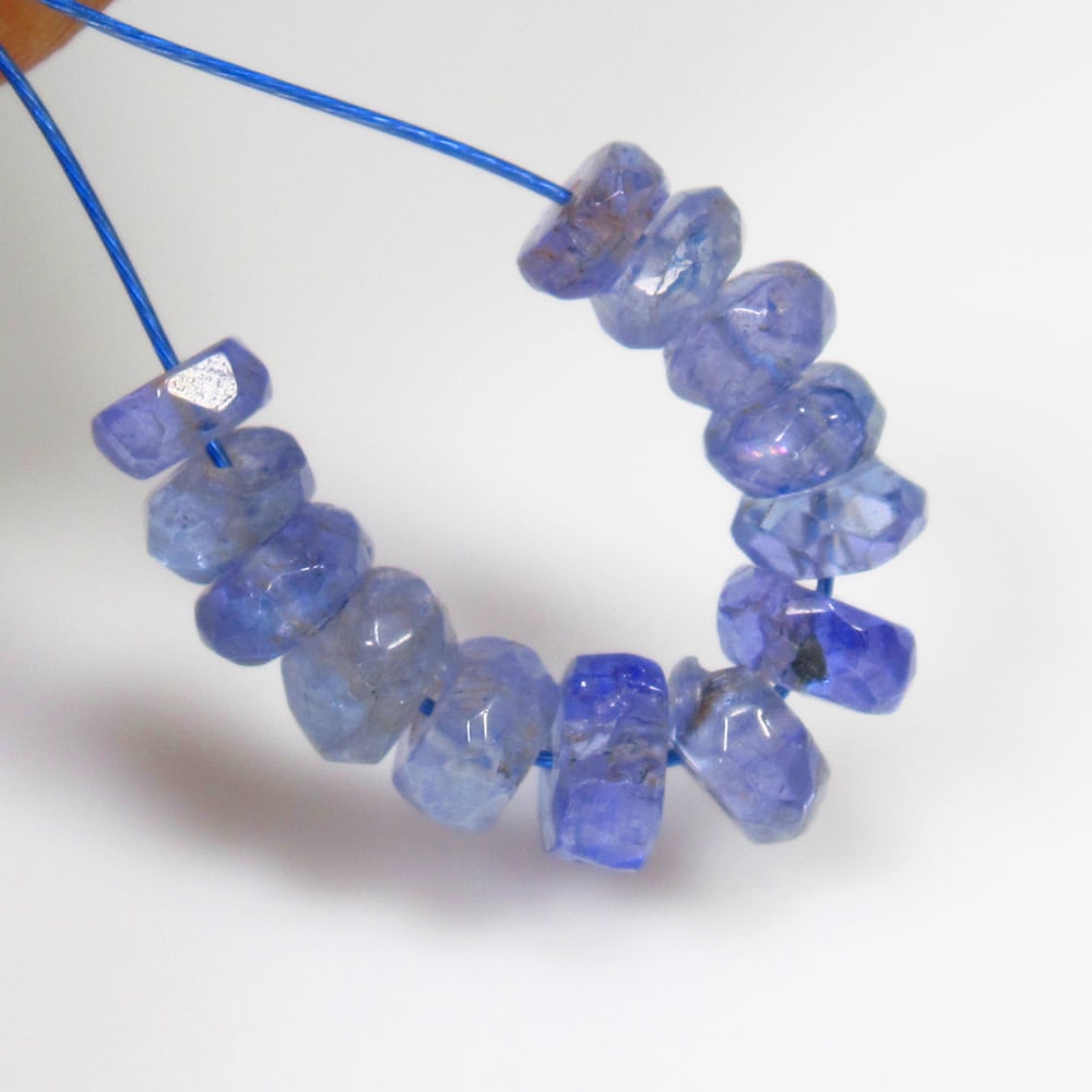 3.54 Ct Natural Blue Sapphire Round Cut Beads: Weight - 3.54 Ct / Size- 3.40 - 4.20 mm / 13 Pc's / Shape - Round Cut Beads / Clarity - SI / Origin - Sri Lanka / Treatment - Standard Heated
