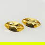 1.92 Ct Natural Yellow Citrine Marquise Cut Pair