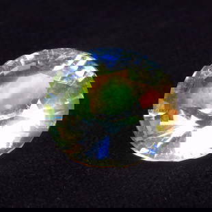 2.70 Ct Natural Rainbow Moonstone Oval Cut: Weight - 2.70 Ct / Dimensions - 9.30 x 8.60 x 6.40 mm / Shape - Oval Cut / Clarity - Semi-Transparent / Origin - India / Treatment - None