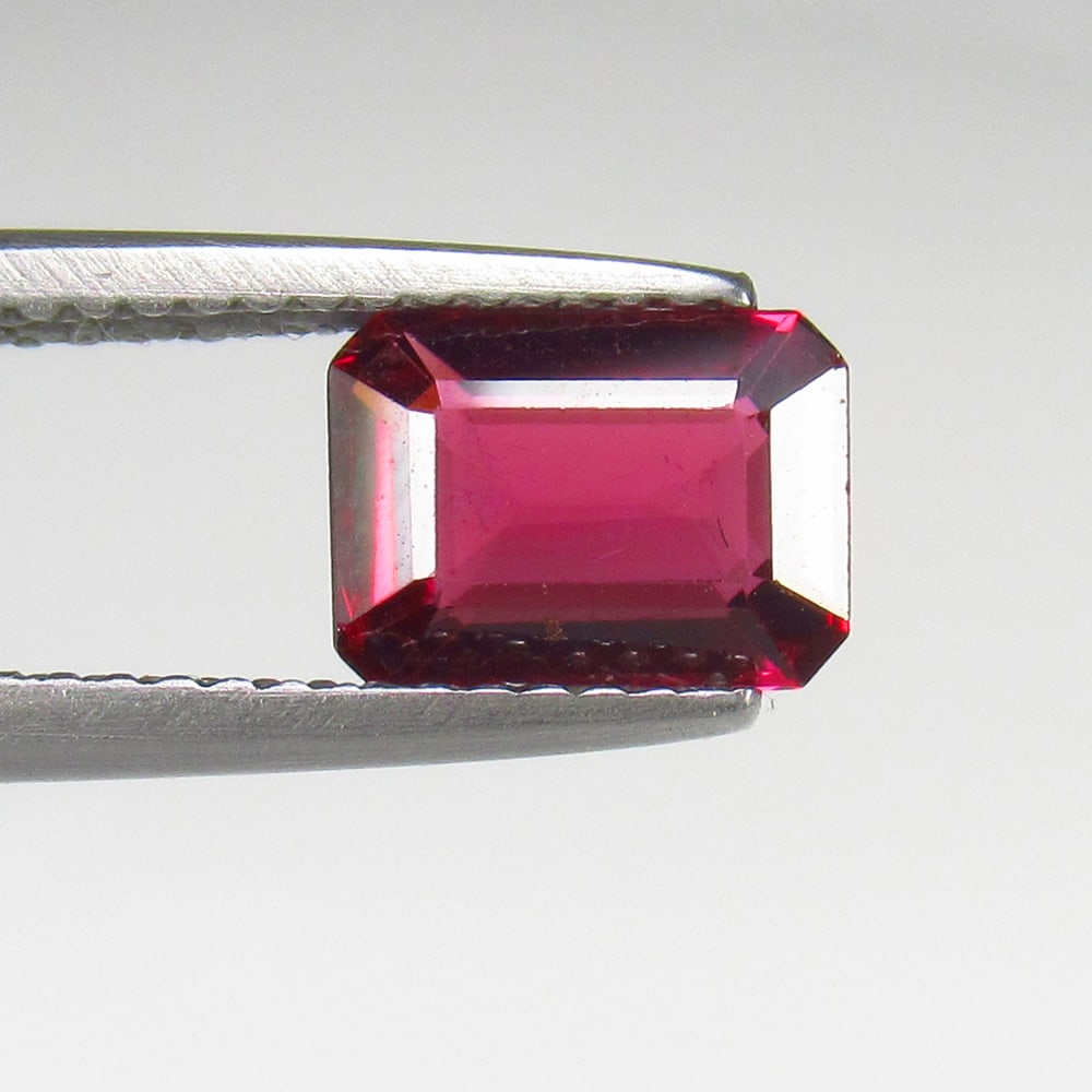 1.83 Ct Natural Rhodolite Garnet Almandite Red Emerald Cut: Weight - 1.83 Ct / Size - 8.70 x 6.30 x 3.80 mm / Shape - Emerald Cut / Clarity - VVS / Origin - Nigeria / Treatment - None