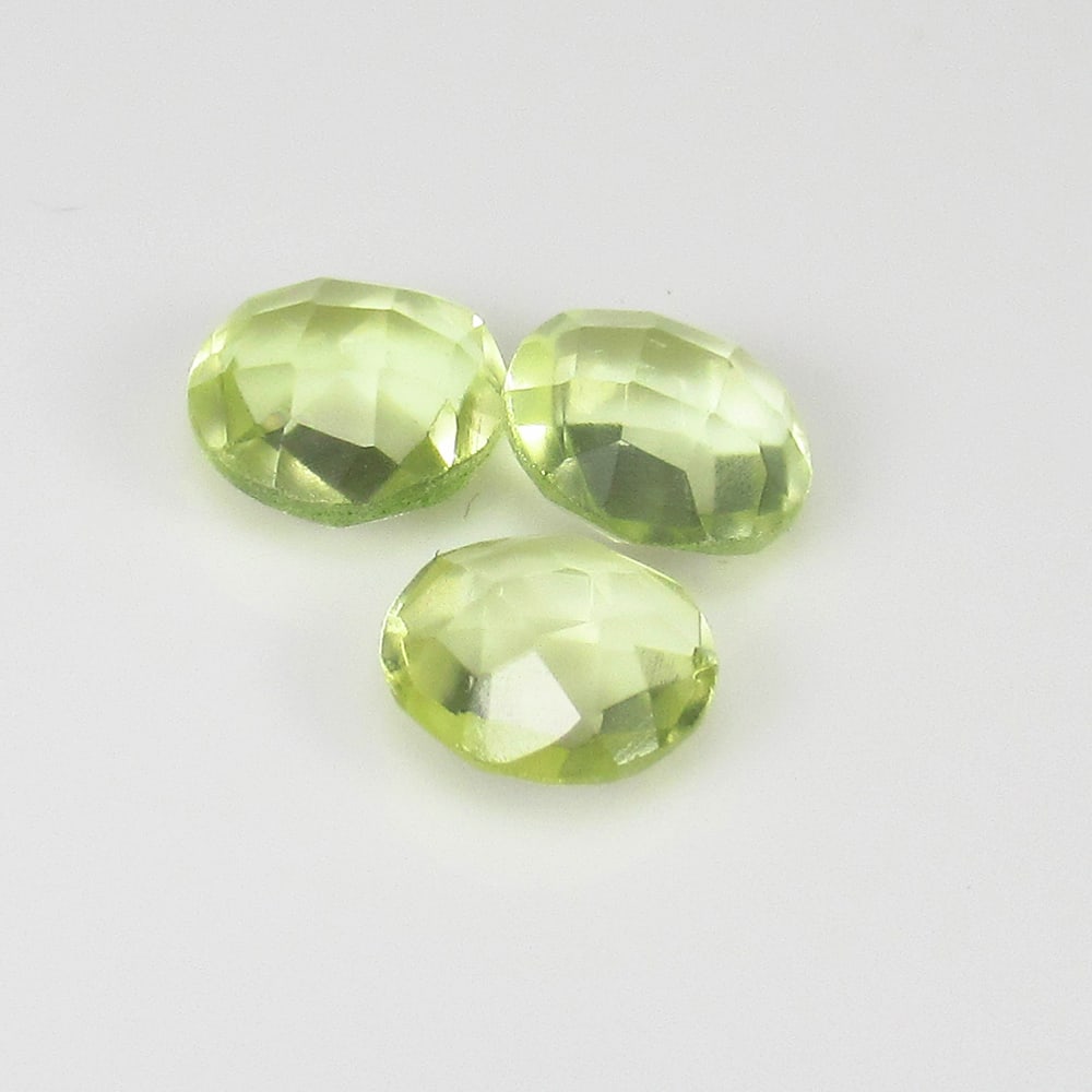 2.26 Ct Natural Lemon Quartz Round Checkerboard Cut Set: Weight - 2.26 Ct / Dimensions - 6.20 - 6.30 mm / 3 Pc's / Shape & Cut - Round Cut / Color - Greenish Yellow / Transparency - Transparent / Comments - Heated