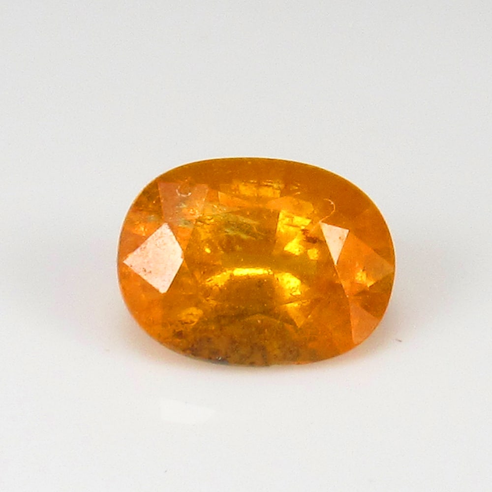 2.62 Ct Natural Fanta Orange Spessarite Garnet Oval Cut: Weight - 2.62 Ct / Size - 9.10 x 6.90 x 5.00 mm / Shape - Oval Cut / Clarity - SI / Origin - Madagascar / Treatment - None